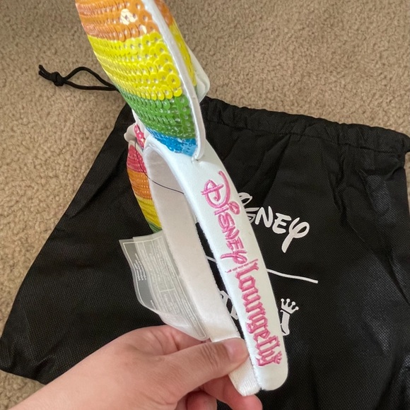 Loungefly DisneySequin Rainbow MiniBackpack, Wallet, and Ears - Picture 11 of 15